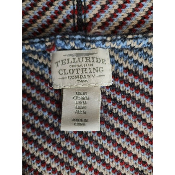 Telluride Clothing Company Women's Fair Isle Open Front Jacket Cardigan Medium - Picture 5 of 10
